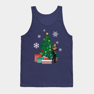 Quan Chi Around The Christmas Tree Mortal Kombat Tank Top